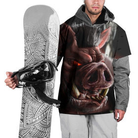 Накидка на куртку 3D с принтом DUKE NUKEM , 100% полиэстер |  | duki nukem | game | игры | пришельцы | свинья