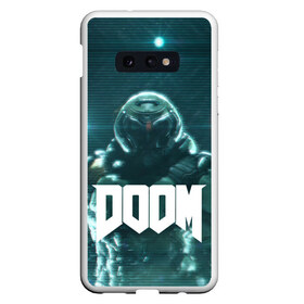 Чехол для Samsung S10E с принтом DOOM , Силикон | Область печати: задняя сторона чехла, без боковых панелей | demon | devil | doom | doom vfr | evil | game | mars | red | демон | дум | игры | космос | красная планета | марс | пришельцы