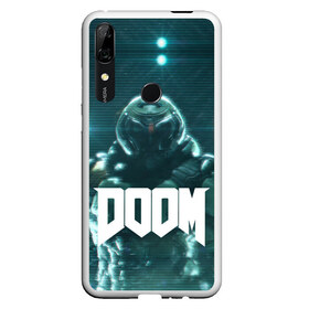 Чехол для Honor P Smart Z с принтом DOOM , Силикон | Область печати: задняя сторона чехла, без боковых панелей | demon | devil | doom | doom vfr | evil | game | mars | red | демон | дум | игры | космос | красная планета | марс | пришельцы