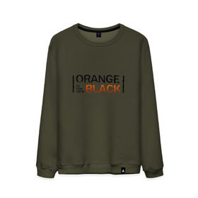 Мужской свитшот хлопок с принтом Orange Is the New Black , 100% хлопок |  | Тематика изображения на принте: orange is the new black | оранжевый  хит сезона