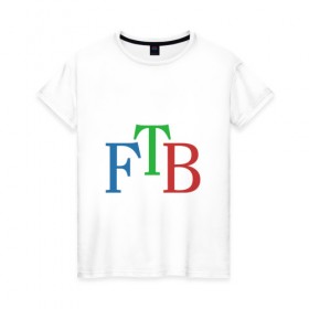 Женская футболка хлопок с принтом Feed The Beast (FTB) , 100% хлопок | прямой крой, круглый вырез горловины, длина до линии бедер, слегка спущенное плечо | 