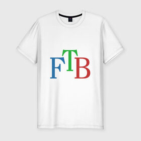 Мужская футболка премиум с принтом Feed The Beast (FTB) , 92% хлопок, 8% лайкра | приталенный силуэт, круглый вырез ворота, длина до линии бедра, короткий рукав | 