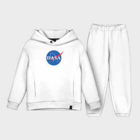 Детский костюм хлопок Oversize с принтом Даша (NASA) ,  |  | nasa | даша | космос