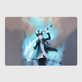 Магнитный плакат 3Х2 с принтом Rin Okumura , Полимерный материал с магнитным слоем | 6 деталей размером 9*9 см | blue | exorcist | ария | ассии | вурдалак | геенны | демон | драгун | манга | рыцарь | синий | укротитель | экзорцист