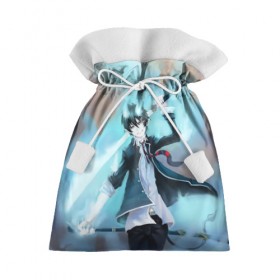 Подарочный 3D мешок с принтом Rin Okumura , 100% полиэстер | Размер: 29*39 см | Тематика изображения на принте: blue | exorcist | ария | ассии | вурдалак | геенны | демон | драгун | манга | рыцарь | синий | укротитель | экзорцист