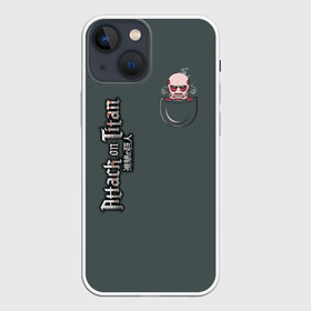 Чехол для iPhone 13 mini с принтом ATTACK ON TITAN. Pixel art ,  |  | 2 | 3 | anime | attack on titan | the wings of counterattack | аниме | анимэ | армин арлерт | атака на титанов | атака титанов | микаса аккерман | мультсериал | эрен йегер | японское