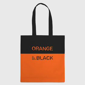 Сумка 3D повседневная с принтом Orange Is the New Black , 100% полиэстер | Плотность: 200 г/м2; Размер: 34×35 см; Высота лямок: 30 см | orange is the new black | оранжевый  хит сезона