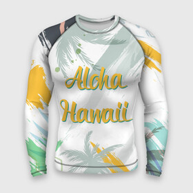 Мужской рашгард 3D с принтом Aloha Hawaii ,  |  | aloha | summer | sun | travel | гавайи | лето | путешествия