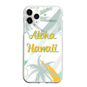 Чехол для iPhone 11 Pro матовый с принтом Aloha Hawaii , Силикон |  | Тематика изображения на принте: aloha | summer | sun | travel | гавайи | лето | путешествия