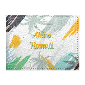 Обложка для студенческого билета с принтом Aloha Hawaii , натуральная кожа | Размер: 11*8 см; Печать на всей внешней стороне | aloha | summer | sun | travel | гавайи | лето | путешествия