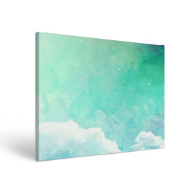 Холст прямоугольный с принтом Облако , 100% ПВХ |  | Тематика изображения на принте: абстракт | вектор | звезды | зеленый | красиво | небо | облако | синий | узор