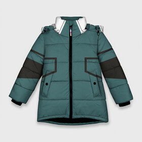 Зимняя куртка для девочек 3D с принтом MHA IZUKU MIDORIYA , ткань верха — 100% полиэстер; подклад — 100% полиэстер, утеплитель — 100% полиэстер. | длина ниже бедра, удлиненная спинка, воротник стойка и отстегивающийся капюшон. Есть боковые карманы с листочкой на кнопках, утяжки по низу изделия и внутренний карман на молнии. 

Предусмотрены светоотражающий принт на спинке, радужный светоотражающий элемент на пуллере молнии и на резинке для утяжки. | anime | bakugou | form | heroes | katsuki | manga | my hero academia | аниме | броня | герои | костюм | манга | моя геройская академия