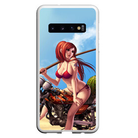 Чехол для Samsung Galaxy S10 с принтом Fairy Tail , Силикон | Область печати: задняя сторона чехла, без боковых панелей | Тематика изображения на принте: fairy tail | драгнил | дракон | зереф | люси | маг | манга | нацу | феникс | фиор | хартфилия | хвост феи | хэппи