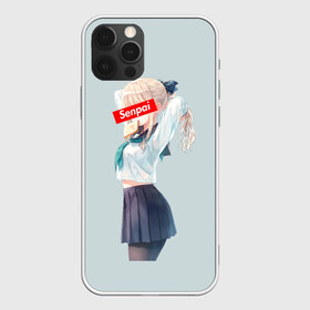 Чехол для iPhone 12 Pro Max с принтом Семпай , Силикон |  | Тематика изображения на принте: anime girl | senpai | манга | семпай | япония