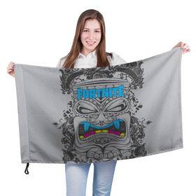 Флаг 3D с принтом Fortnite Fan Art , 100% полиэстер | плотность ткани — 95 г/м2, размер — 67 х 109 см. Принт наносится с одной стороны | fortnite | save | the | world | битва | борьба | выживани | зомби | королевская | монстры | симулятора | фортнайт