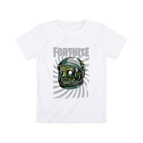 Детская футболка хлопок с принтом Fortnite Fan Art , 100% хлопок | круглый вырез горловины, полуприлегающий силуэт, длина до линии бедер | 