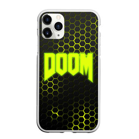 Чехол для iPhone 11 Pro Max матовый с принтом DOOM , Силикон |  | devil | doom | hell | mark of the doom slayer | slayer | ад | гарнил | дум | знаки | иероглифы | компьютерные игры 2019 | преисподняя | символ | солдат