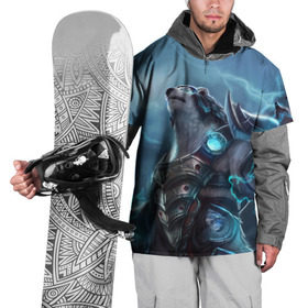 Накидка на куртку 3D с принтом Северный король , 100% полиэстер |  | Тематика изображения на принте: bear | pooh | win dooh | winnie | арктика | винни | дикий | зверь | медведь | пух | север | символ | снег