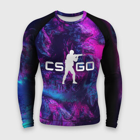 Мужской рашгард 3D с принтом CS GO HYPER BEAST LANDSCAPE ,  |  | action | astralis | awp | counter strike | cs go | cs go global offensive | cybersport | game | gamer | hyper beast | shooter | skin | team liquid | киберспорт | оружие | скины