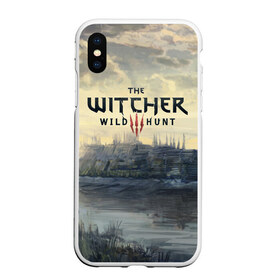 Чехол для iPhone XS Max матовый с принтом The Witcher 3 Wild Hunt , Силикон | Область печати: задняя сторона чехла, без боковых панелей | wild hunt | witcher | арбалет | ведьмак 3 | геральт | дикая | магия | охота | сказка | сфера | фэнтези | цири