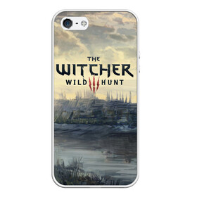 Чехол для iPhone 5/5S матовый с принтом The Witcher 3 Wild Hunt , Силикон | Область печати: задняя сторона чехла, без боковых панелей | wild hunt | witcher | арбалет | ведьмак 3 | геральт | дикая | магия | охота | сказка | сфера | фэнтези | цири