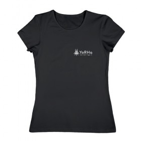Женская футболка хлопок с принтом Yorha Unit 9 Type S shirt , 100% хлопок | прямой крой, круглый вырез горловины, длина до линии бедер, слегка спущенное плечо | nier_automata