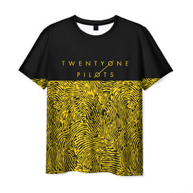 Мужская футболка 3D с принтом TWENTY ONE PILOTS   TOP , 100% полиэфир | прямой крой, круглый вырез горловины, длина до линии бедер | Тематика изображения на принте: 21 pilots | 21p | music | rock | top | trench | twenty one pilots | группа | музыка | рок