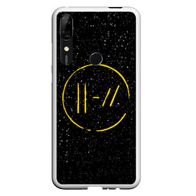 Чехол для Honor P Smart Z с принтом TOP BLACK SPACE , Силикон | Область печати: задняя сторона чехла, без боковых панелей | Тематика изображения на принте: 21 pilots | 21p | music | rock | top | trench | twenty one pilots | группа | музыка | рок