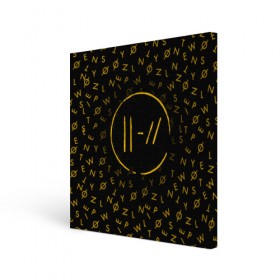 Холст квадратный с принтом TWENTY ONE PILOTS TOP , 100% ПВХ |  | 21 pilots | 21p | music | rock | top | trench | twenty one pilots | группа | музыка | рок