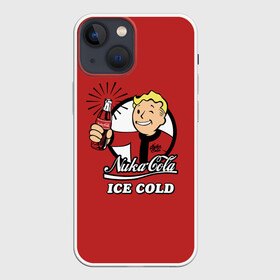 Чехол для iPhone 13 mini с принтом NUKA COLA ,  |  | 101 | 111 | 76 | atom cats | bethesda | brotherhood of steel | fallout | nuka cola | outcast | tunnel snakes | vault | war | братство стали | бункер | война | убежище | фолаут | фоллаут | ядеркола