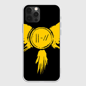 Чехол для iPhone 12 Pro Max с принтом TWENTY ONE PILOTS TOP , Силикон |  | Тематика изображения на принте: 21 pilots | 21p | music | rock | top | trench | twenty one pilots | группа | музыка | рок