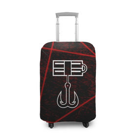 Чехол для чемодана 3D с принтом R6S KAPKAN , 86% полиэфир, 14% спандекс | двустороннее нанесение принта, прорези для ручек и колес | 6 | cybersport | esport | logo | pro league | rainbow | rainbow six siege | six | team | киберспорт | лого | радуга осада