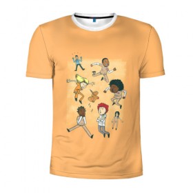 Мужская футболка 3D спортивная с принтом Orange Is the New Black. , 100% полиэстер с улучшенными характеристиками | приталенный силуэт, круглая горловина, широкие плечи, сужается к линии бедра | Тематика изображения на принте: 