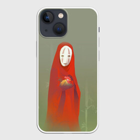 Чехол для iPhone 13 mini с принтом Каонаси с петухом ,  |  | spirited away | аниме | безликий | унесённые призраками | хаяо миядзаки