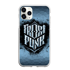 Чехол для iPhone 11 Pro Max матовый с принтом Frostpunk Logo , Силикон |  | frost punk | frostpunk | фрост панк | фростпанк