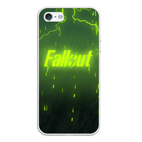 Чехол для iPhone 5/5S матовый с принтом FALLOUT RADSTORM , Силикон | Область печати: задняя сторона чехла, без боковых панелей | 101 | 111 | 76 | atom cats | bethesda | brotherhood of steel | fallout | nuka cola | outcast | tunnel snakes | vault | war | братство стали | бункер | война | убежище | фолаут | фоллаут | ядеркола