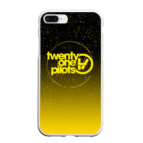 Чехол для iPhone 7Plus/8 Plus матовый с принтом TWENTY ONE PILOTS TOP , Силикон | Область печати: задняя сторона чехла, без боковых панелей | 21 pilots | 21p | galaxy | music | rock | space | star | top | trench | twenty one pilots | галактика | группа | звезды | космос | музыка | рок