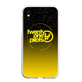 Чехол для iPhone XS Max матовый с принтом TWENTY ONE PILOTS TOP , Силикон | Область печати: задняя сторона чехла, без боковых панелей | 21 pilots | 21p | galaxy | music | rock | space | star | top | trench | twenty one pilots | галактика | группа | звезды | космос | музыка | рок