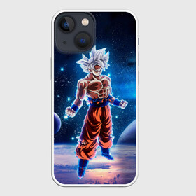 Чехол для iPhone 13 mini с принтом Goku on a planet ,  |  | anime | dragon ball | аниме | гоку | драгон бол | дракона жемчуг