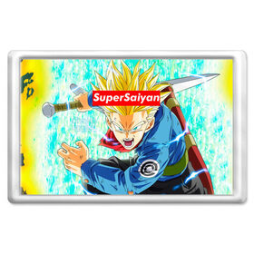 Магнит 45*70 с принтом Super Saiyan , Пластик | Размер: 78*52 мм; Размер печати: 70*45 | Тематика изображения на принте: anime | dragon ball | аниме | гоку | драгон бол | дракона жемчуг