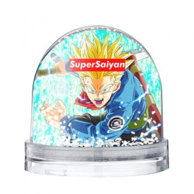 Водяной шар с принтом Super Saiyan , Пластик | Изображение внутри шара печатается на глянцевой фотобумаге с двух сторон | anime | dragon ball | аниме | гоку | драгон бол | дракона жемчуг