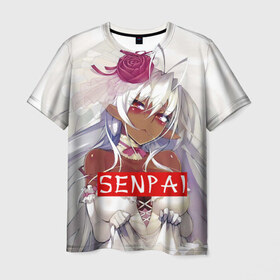 Мужская футболка 3D с принтом SENPAI , 100% полиэфир | прямой крой, круглый вырез горловины, длина до линии бедер | senpai | аниме | девушки | манга | мульт | сёдзё | семпай | сериал | фантастика