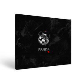 Холст прямоугольный с принтом Cygo - panda E , 100% ПВХ |  | cygo | panda e | rap | бандана | гепард | голова | леонид вакальчук | медведь | мы бежим с тобой как будто от гепарда | надпись | панда е | реп | репер | рэп | рэпер | сайго | суго | цуго