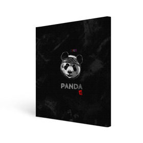 Холст квадратный с принтом Cygo - panda E , 100% ПВХ |  | cygo | panda e | rap | бандана | гепард | голова | леонид вакальчук | медведь | мы бежим с тобой как будто от гепарда | надпись | панда е | реп | репер | рэп | рэпер | сайго | суго | цуго