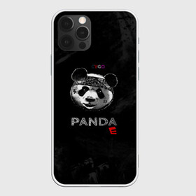 Чехол для iPhone 12 Pro с принтом Cygo - panda E , силикон | область печати: задняя сторона чехла, без боковых панелей | cygo | panda e | rap | бандана | гепард | голова | леонид вакальчук | медведь | мы бежим с тобой как будто от гепарда | надпись | панда е | реп | репер | рэп | рэпер | сайго | суго | цуго