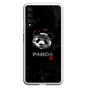 Чехол для Honor 20 с принтом Cygo - panda E , Силикон | Область печати: задняя сторона чехла, без боковых панелей | cygo | panda e | rap | бандана | гепард | голова | леонид вакальчук | медведь | мы бежим с тобой как будто от гепарда | надпись | панда е | реп | репер | рэп | рэпер | сайго | суго | цуго