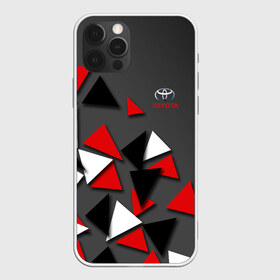 Чехол для iPhone 12 Pro Max с принтом TAYOTA , Силикон |  | abstract | auto | black | brand | car | geometry | sport | toyota | абстракция | авто | автомобильные | бренд | геометрия | марка | спорт | текстура | тоёта | черный