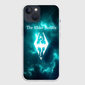 Чехол для iPhone 13 с принтом THE ELDER SCROLLS ,  |  | dovakin | fus ro dah | royal play | rpg | skyrim | tes | tes online | the elder scrolls | война | докавин | компьютерные игры | рпг