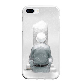 Чехол для iPhone 7Plus/8 Plus матовый с принтом Snow , Силикон | Область печати: задняя сторона чехла, без боковых панелей | anime | gin tama | gintama | аниме | гинтама