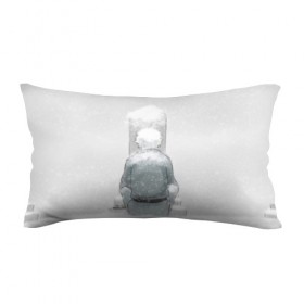 Подушка 3D антистресс с принтом Snow , наволочка — 100% полиэстер, наполнитель — вспененный полистирол | состоит из подушки и наволочки на молнии | anime | gin tama | gintama | аниме | гинтама